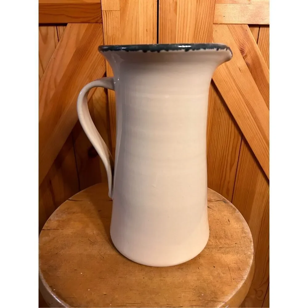 Home & Garden Pitcher Wildflowers on Stoneware Pitcher 2005 (7702)